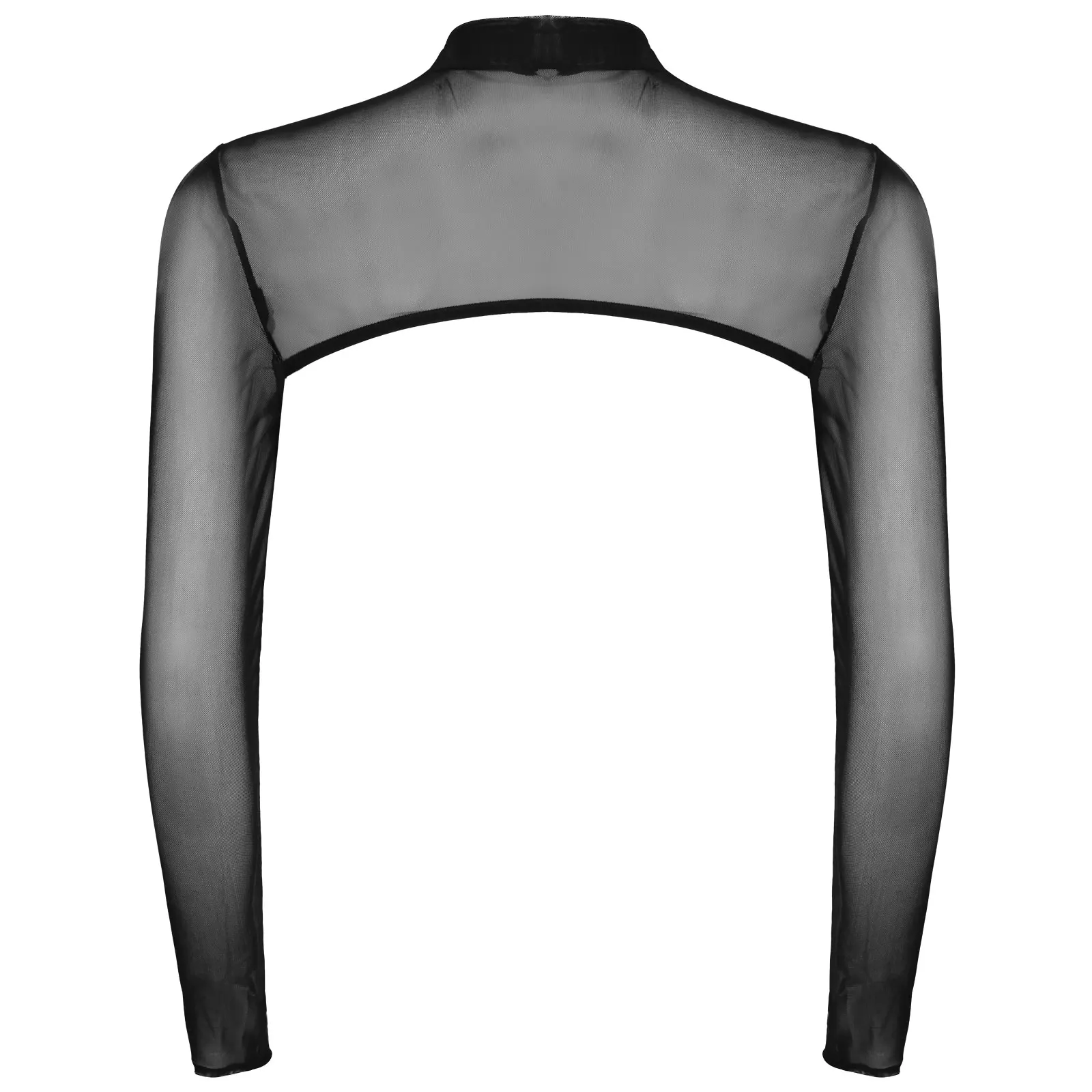 Сексуальный мужской прозрачный сетчатый полуукороченный топ для танцев топы с