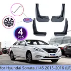 4 шт. Брызговики для Hyundai Sonata ECO SE 2015 2016 облицовка Брызговики щитки Брызговики защита колеса автомобильные аксессуары