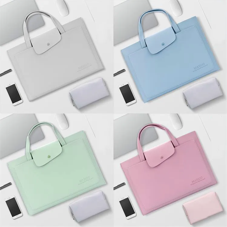 Women's Laptop Bag Briefcases Shockproof Men's Tote Office Travel Business Cell Phone Wallet Glasses Storage Pouch Accessories