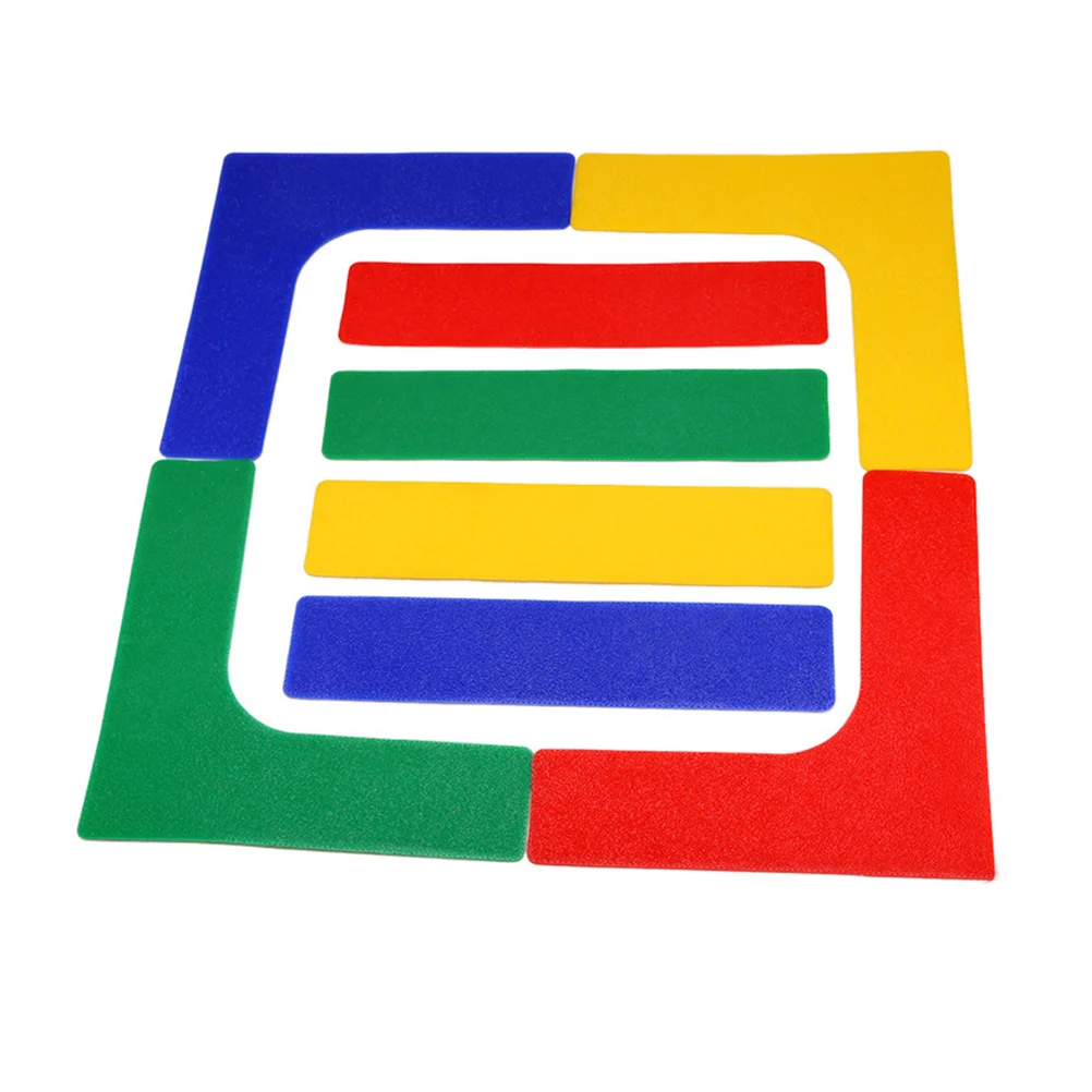 

8 шт., противоскользящие ПВХ маркеры для теннисных и футбольных площадок