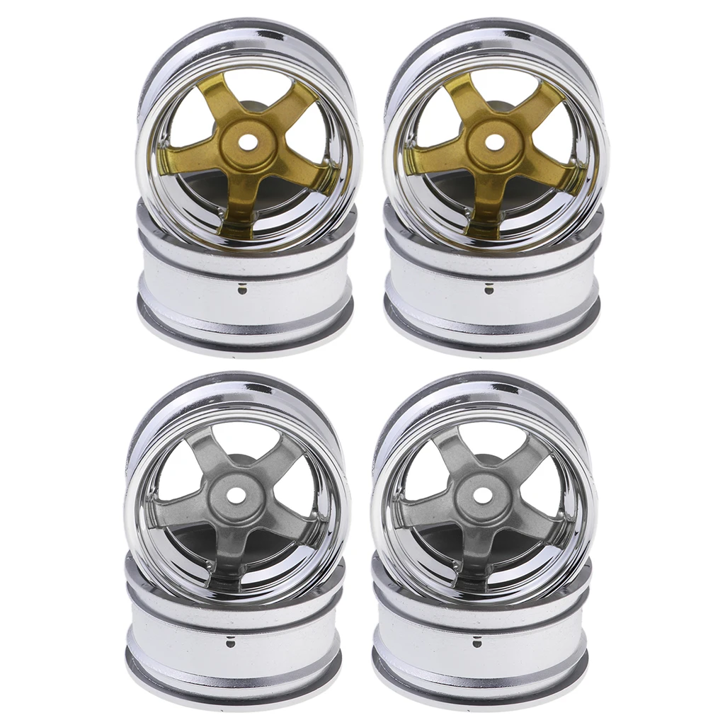 

1:10 RC Car Models 52mm Wheel Rim Hub Hex for HPI HSP 4 Pieces