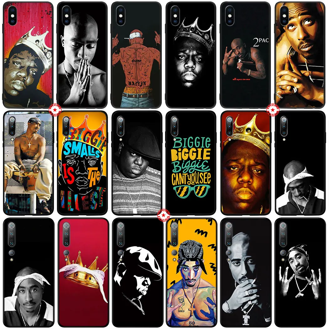 Мягкий силиконовый чехол Y2 2Pac Tupac B.I.G Biggie в стиле хип хоп для Xiaomi Mi 6 8 9 10 Lite Pro SE Mix 2S