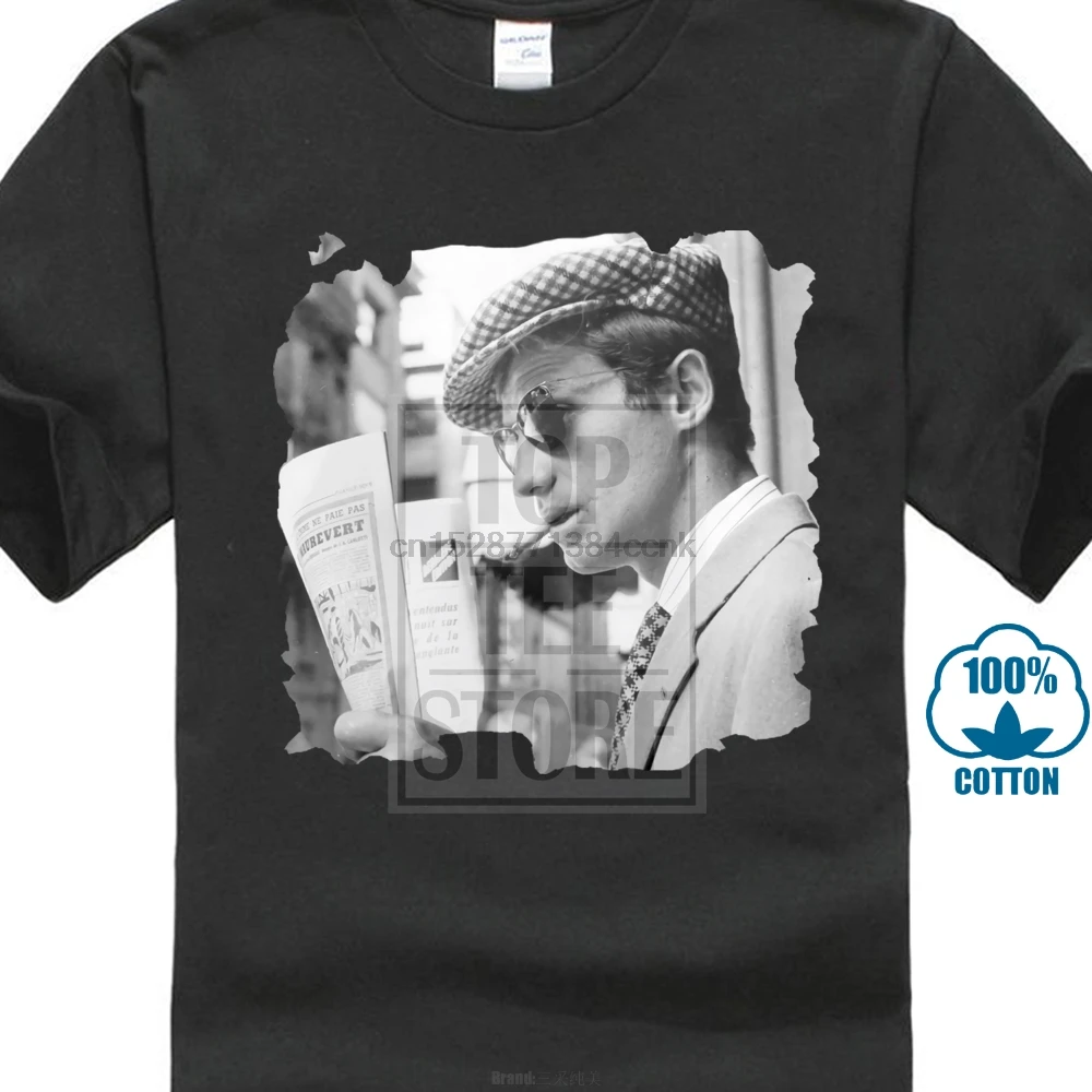 Жан поль бельмондо дизайн футболки прикольные повседневные брюки Новая мода для