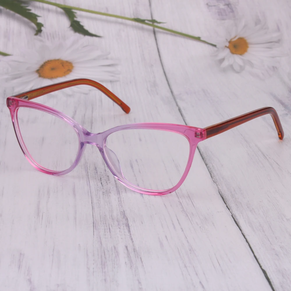 Оптовая продажа Женская оптическая оправа для компьютера голубого цвета