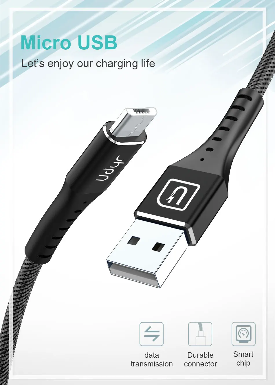 Udyr 3 м микро USB кабель Быстрая зарядка для Xiaomi Redmi Note 5 Pro Android кабель для передачи данных для мобильного телефона для samsung S7 микро зарядное устройство