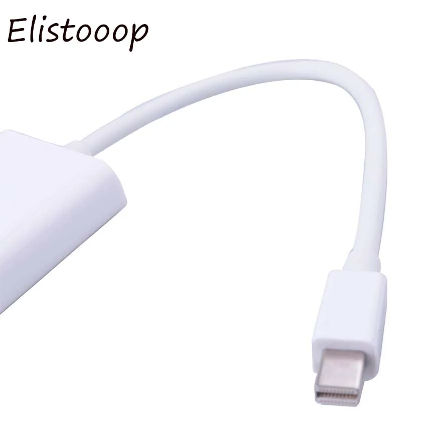 2019 Mini DP к VGA видеоадаптер 1080p Thunderbolt переходник с порта дисплея на кабели Vga
