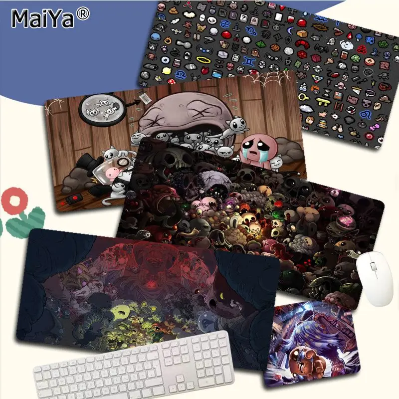 

The Binding of isaac Simple Design Comfort Mouse Mat Gaming Mousepad for Keyboards Mat Mousepad for boyfriend Gift