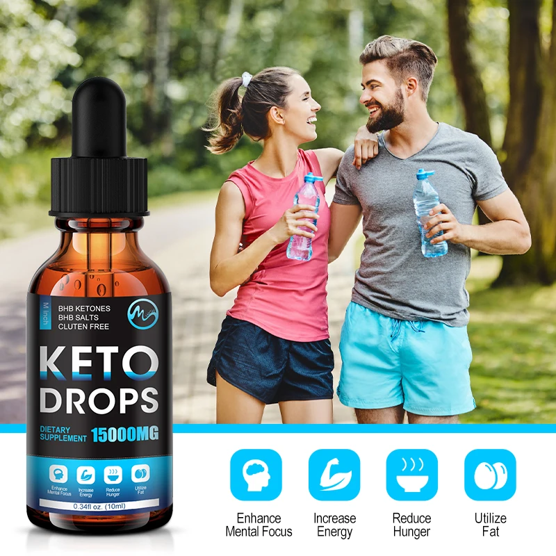 

Minch Keto Drops Liquid BHB Ketones Dietary Supplement Fat Burning Promotes Weight Loss Speed Up Ketosis For Men and Women