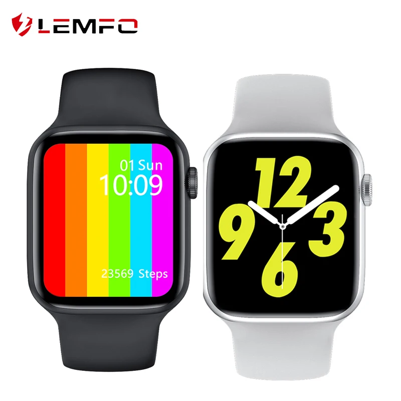 Смарт часы LEMFO IWO W46 мужские экран 1 75 дюйма 320*385 водостойкие IP68|Смарт-часы| |