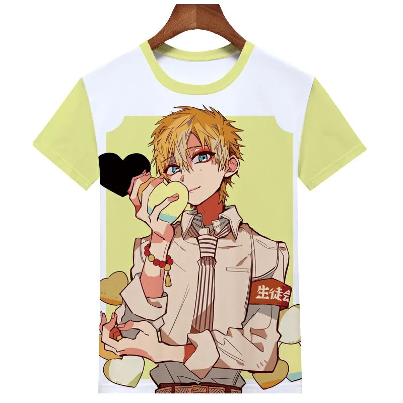 Футболка Jibaku Shounen Hanako kun Nene Yashiro с принтом в виде туалета футболки косплей костюм