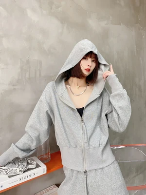 

Short jacket women's jacket comfortable and versatile leisure sports suit running leisure fitness
