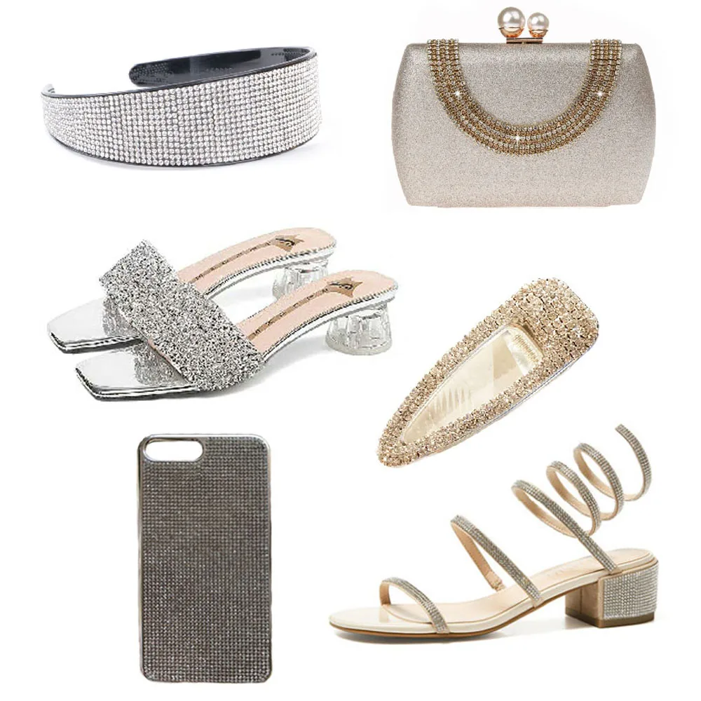 1 ярд золотые стразы отделка из полимера с горячей фиксацией лента кристаллами