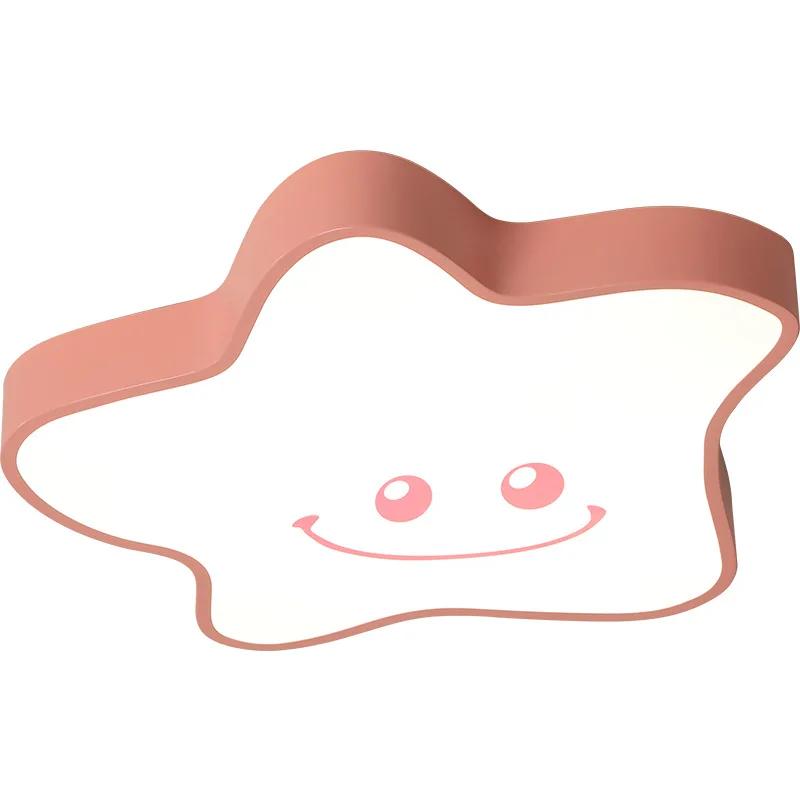 

Pink Star Moon Bedroom Ceiling Light Lighting Fixture Modern Child Baby Kids Children's Room Led Lights For Home Ceiling