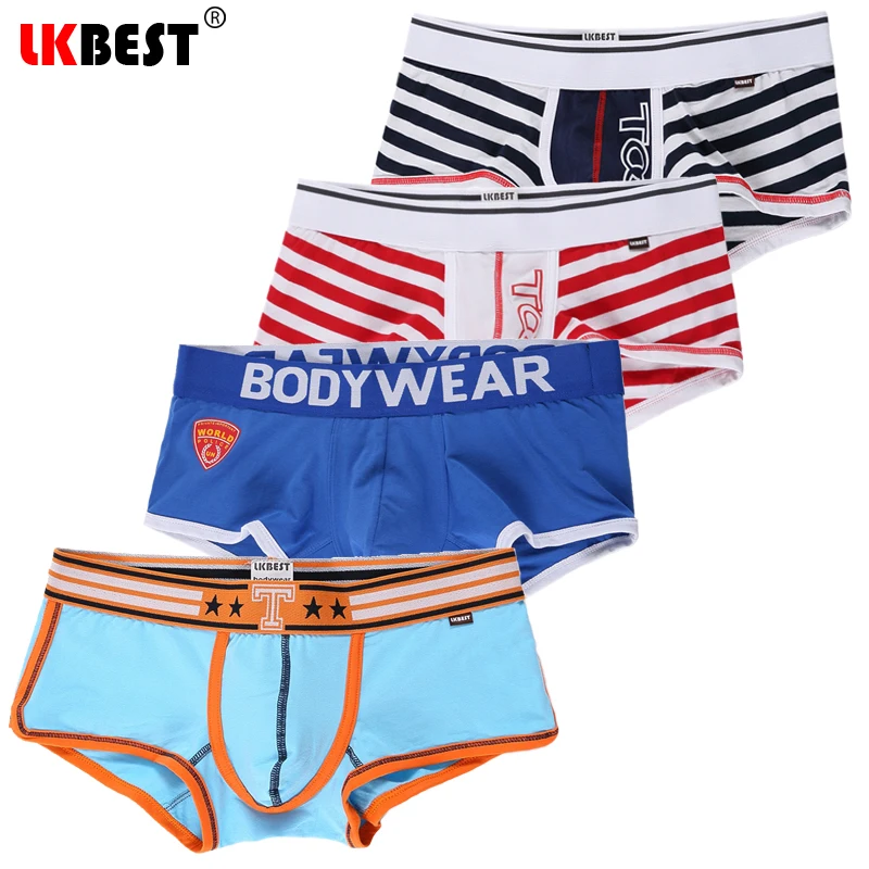 4 шт./лот мужское нижнее белье сексуальные u образные мужские боксеры