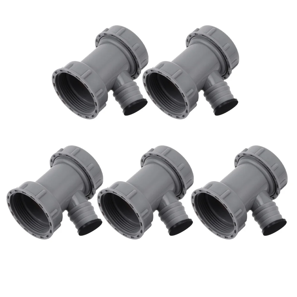 

5PCS 45mm Sink Drain Three-way Pipe Accessory Single Sink Overflow Three-way
