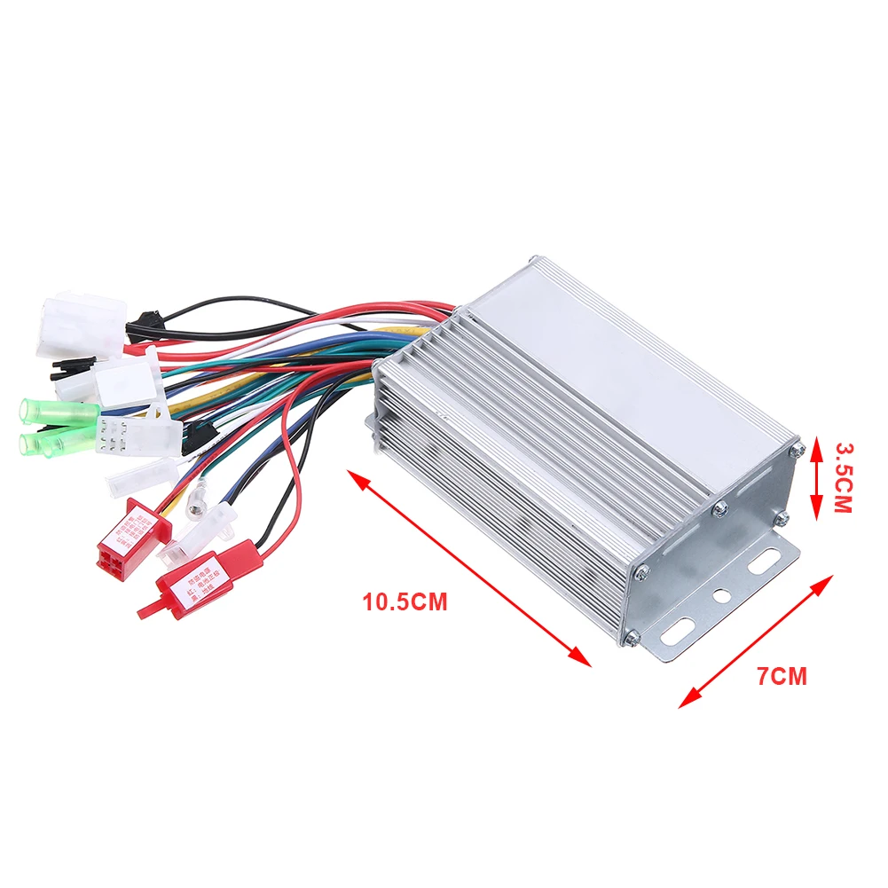 Electric Bike Brushless Motor Controller DC 36V/48V 350W Bicycle Accessories for E-bike Scooter | Спорт и развлечения