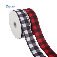 xugar 2yards 5cm wide grosgrain ribbon black and white printed ribbon for party wedding decoration home decoration accessories