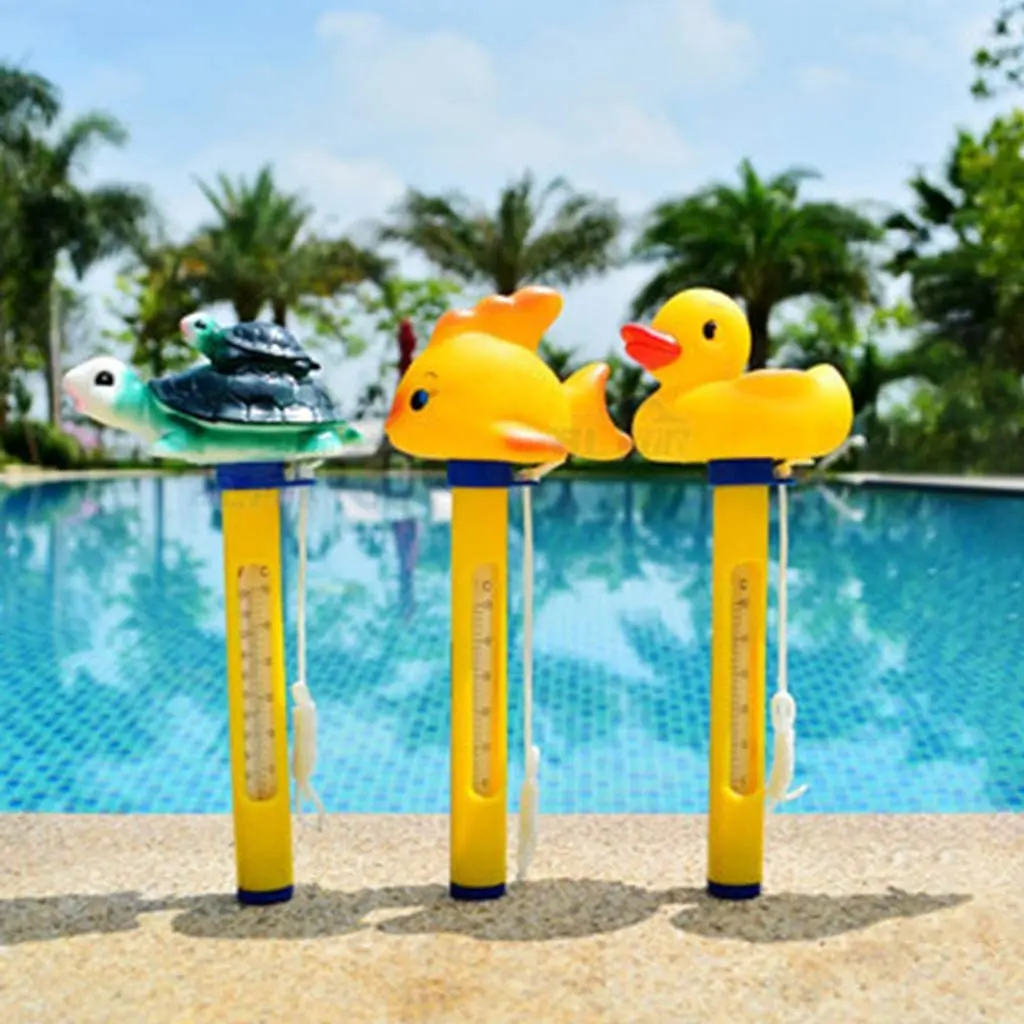 Плавающий Термометр для бассейна комнатный и Уличный с веревкой бассейнов
