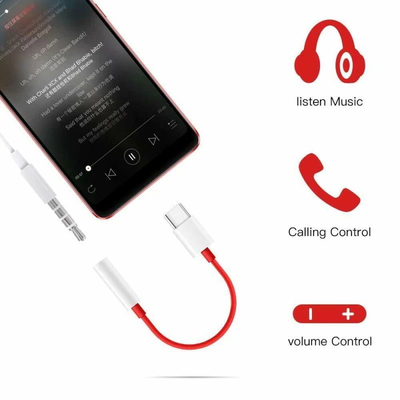 Aux адаптер 3 5 мм с разъемом Usb C на для наушников аудиокабель Xiaomi 6/6X 8/mix2/Note 3/HUEWEI