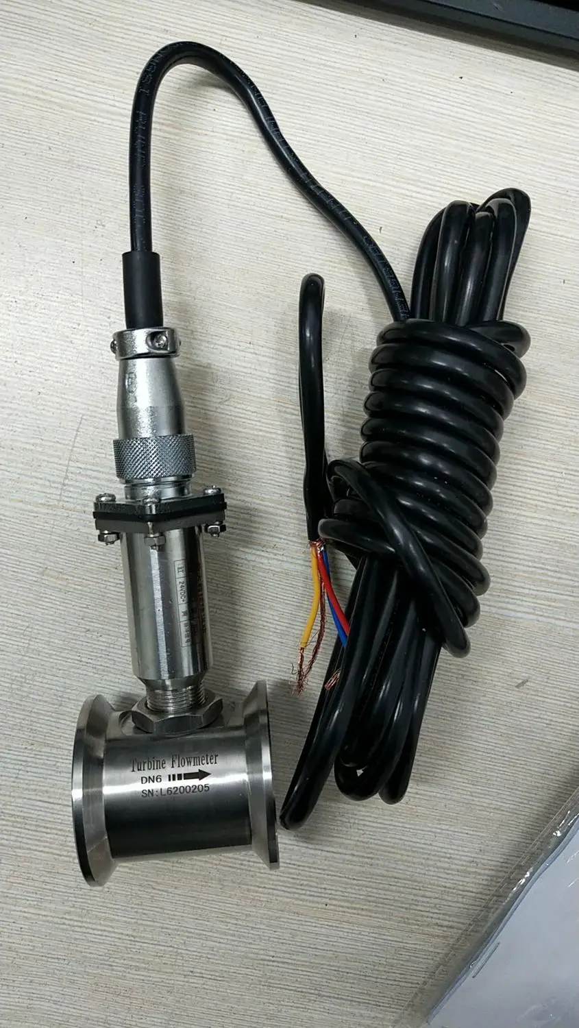 Санитарные зажимные расходомеры турбины из нержавеющей стали для