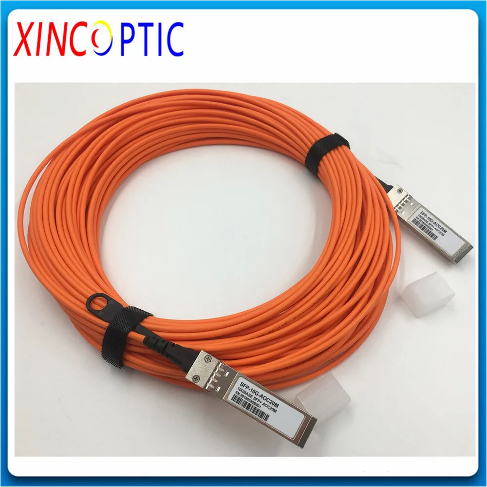 Бесплатная доставка 10G 15M 20M 25M 30M 50M AOC кабель SFP + to 15/20/25/30Meter модуль OM2 активный