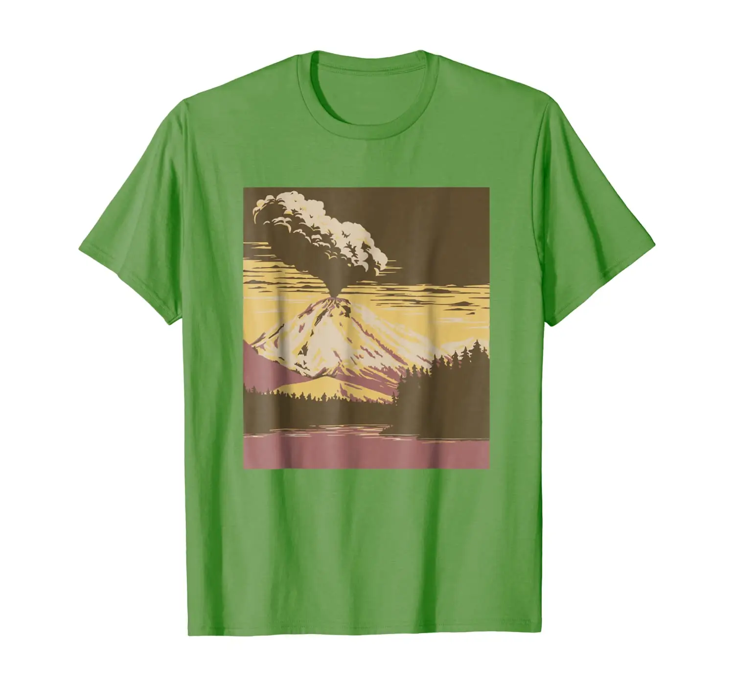 

Erupting Volcano T-Shirt, Volcanoes Lover Geology Shirt