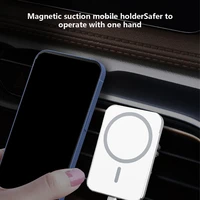 wireless charger 15w magsafing car compatible with iphone 8 11 car mount holder and qi android charger for iphone 12 pro max