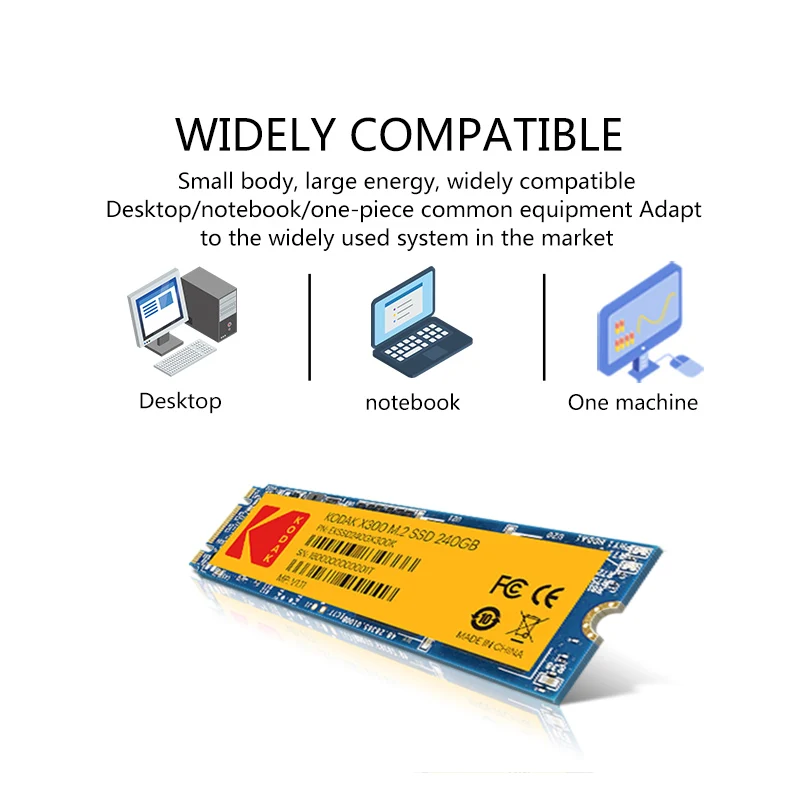 Kodak M.2 ssd M2 250gb PCIe NVME 500GB 1TB Solid State Drive 2280 Internal Hard Disk hdd for Laptop Desktop PC |