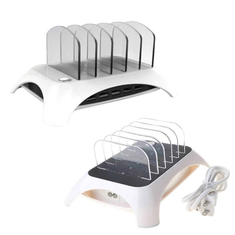 Зарядная станция для множества мобильных устройств с 5 USB-портами 2 4 А зарядная