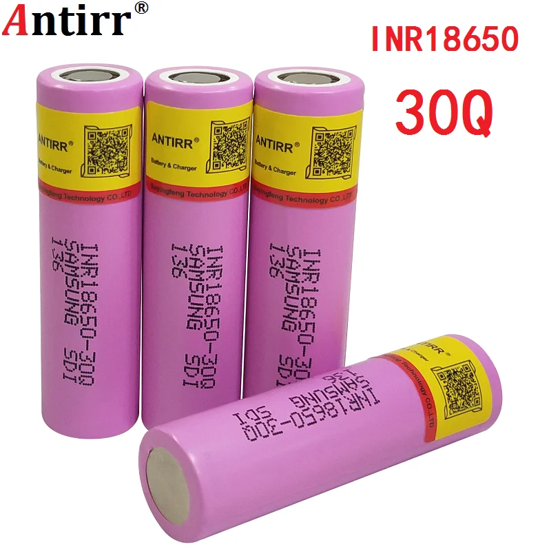 Оригинальная 18650 батарея INR18650 30Q 20A 3000mah разрядка литий-ионная аккумуляторная для