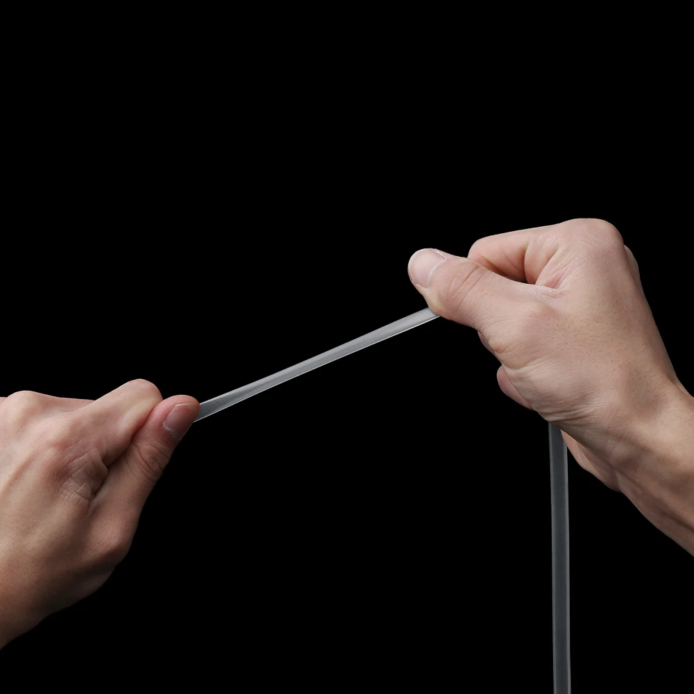 Гибкий шланг из пищевого силикона 1 метр прозрачный каучука с внешним диаметром 2