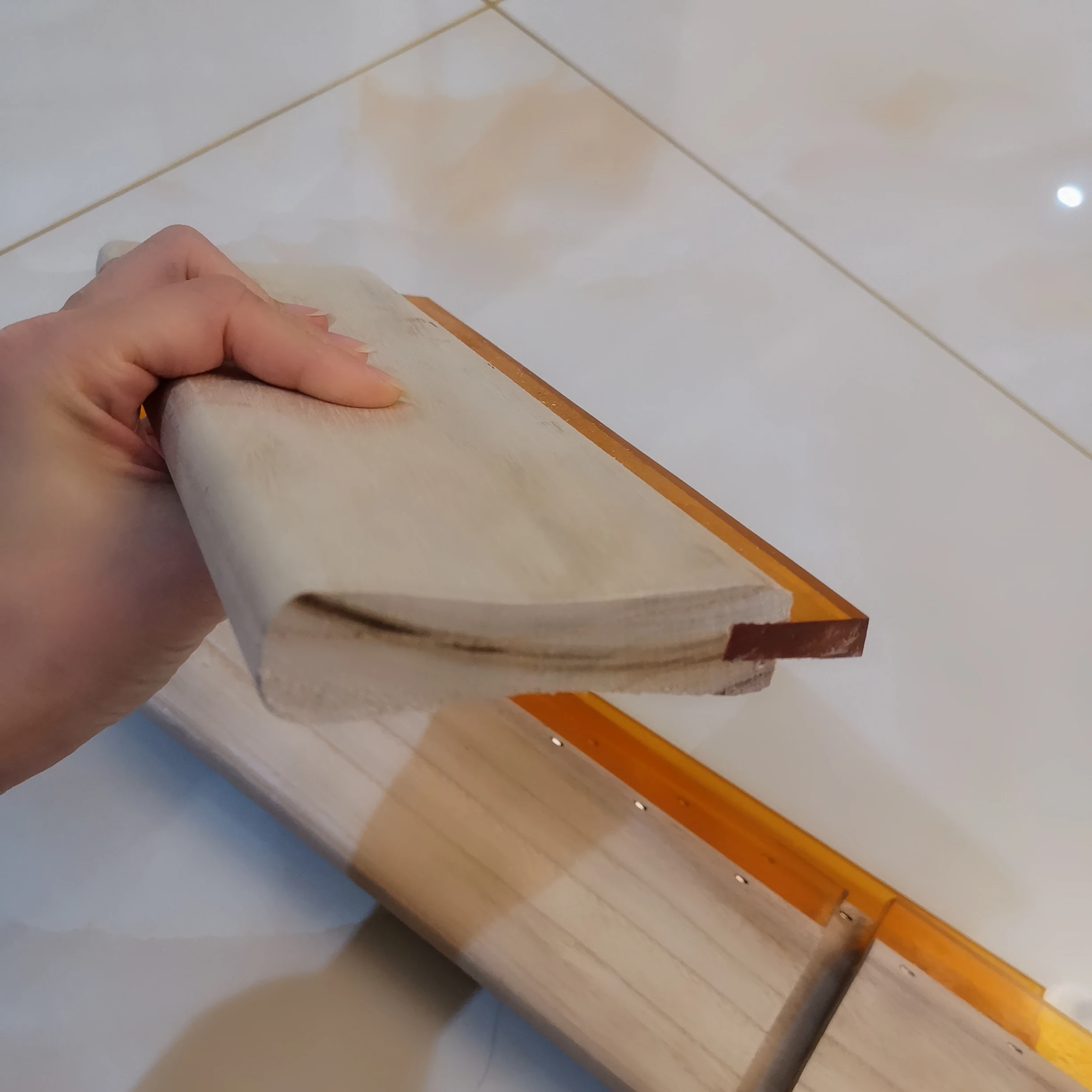 Скребок для Шелкового экрана 33 см (13 дюймов) со скидкой деревянная ручка 75 Duro Oliness