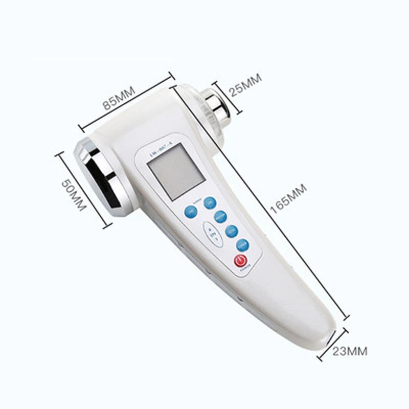 7 цветов светодиодный Ультразвуковой Массажер лица фотон ультразвуковая терапия