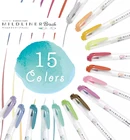 Маркировочная ручка Zebra WFT8, 15 цветовнабор