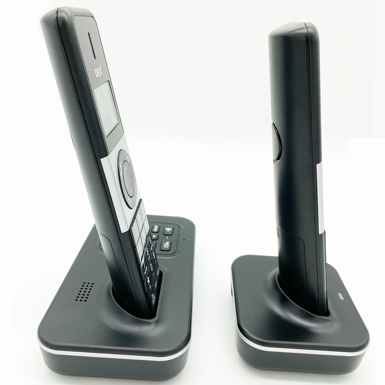 digital cordless phone with lcd display answer machine handfree voice mail backlit lcd wireless landline telephone for office free global shipping