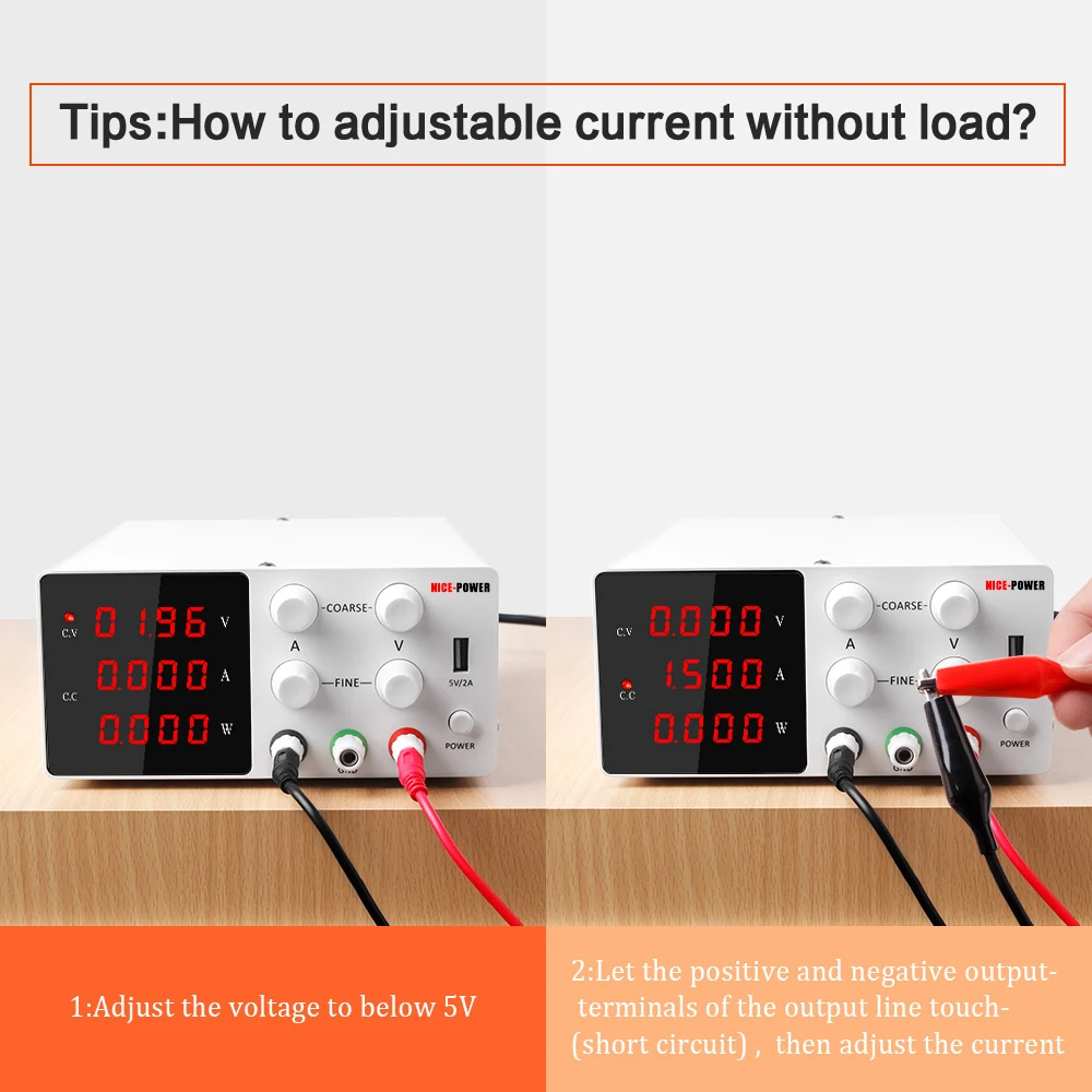 

CN New DC Power Supply 60V 5A Regulated Lab Power Supply Adjustable 30V 10A Voltage Regulator Stabilizer Switching Bench Source