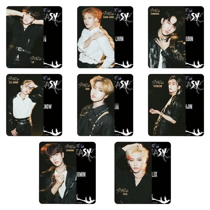 8 шт./компл. альбом Stray Kids открытка-карточка для фотографий 9*5 4 см подарки Fens |