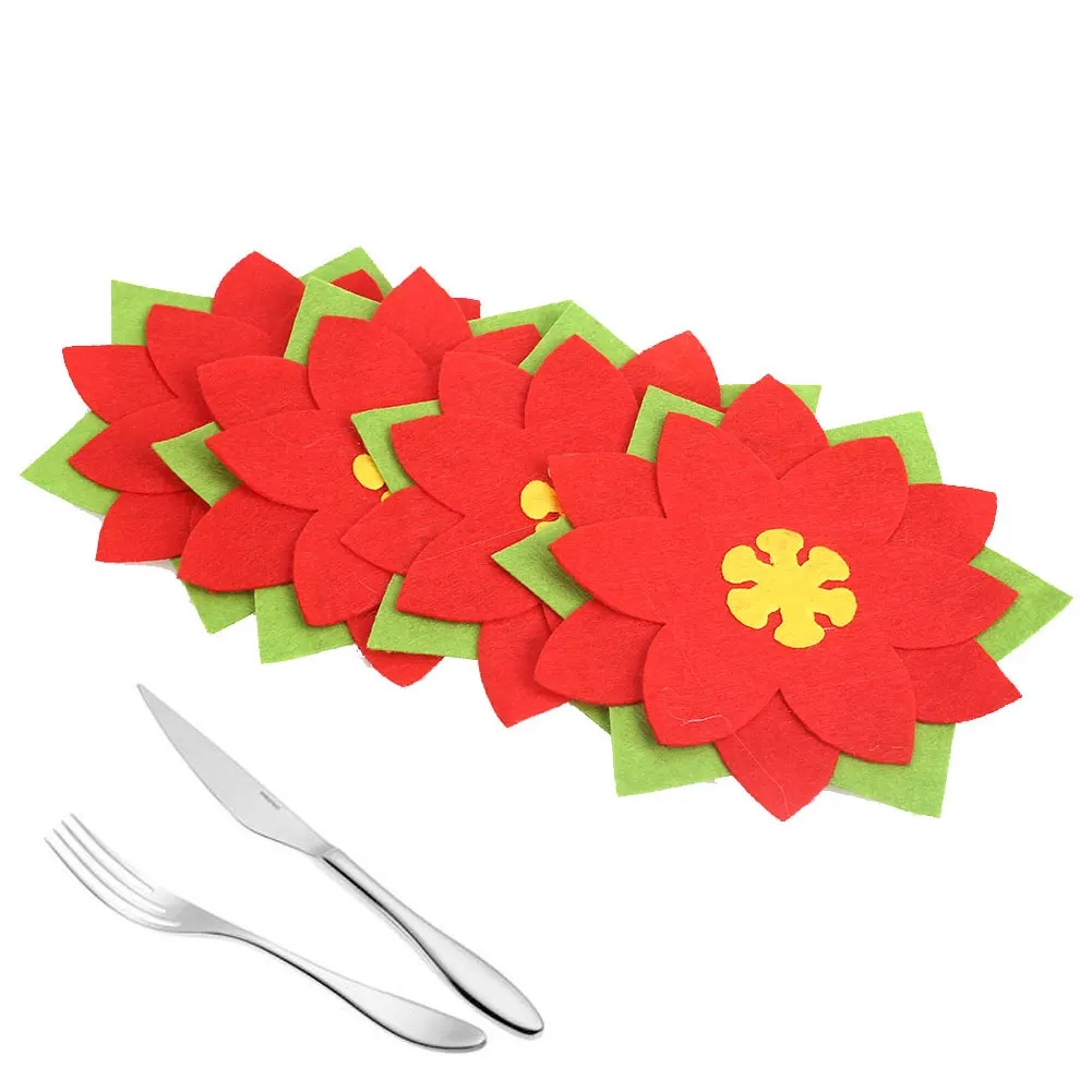 Красивая посуда карман DIY 4 шт./компл. Пасхальный фестиваль Ножи чехол для вилок