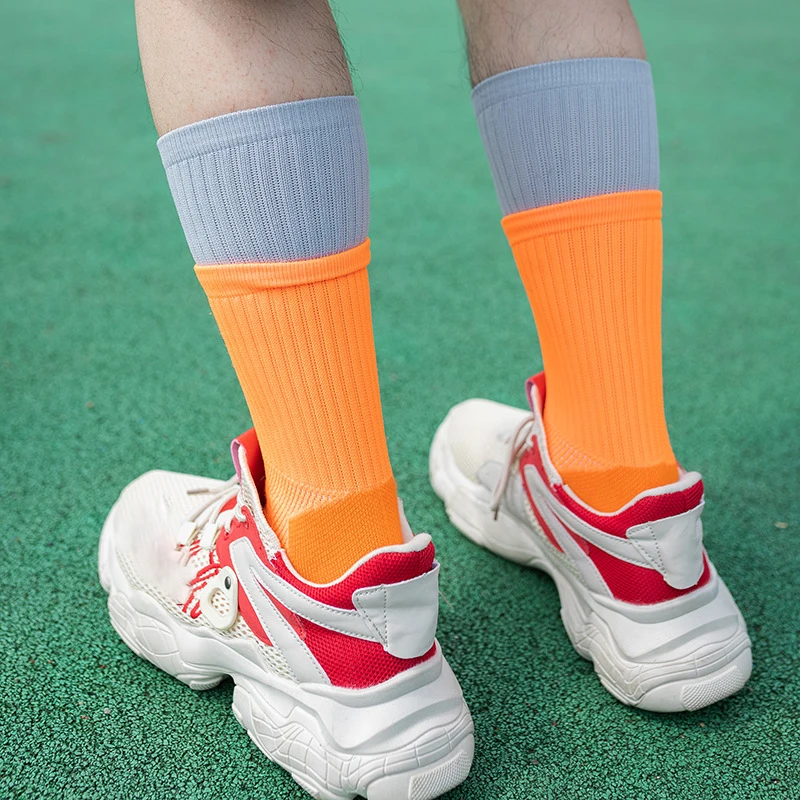 Пара велосипедных носков удобные уличные спортивные баскетбольные дышащие