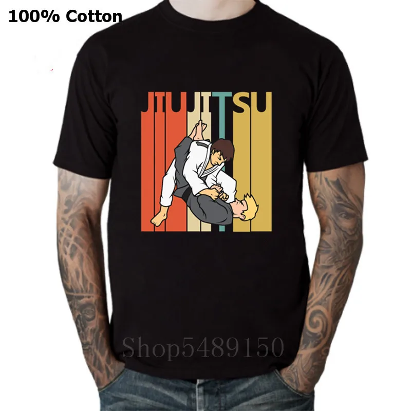Кун фу &quot бразильского джиу футболка джитсу Для мужчин дизайн Каратэ Боевые