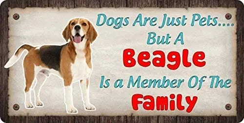 Собаки-просто Домашние животные но Бигль-член семьи алюминиевый металлический
