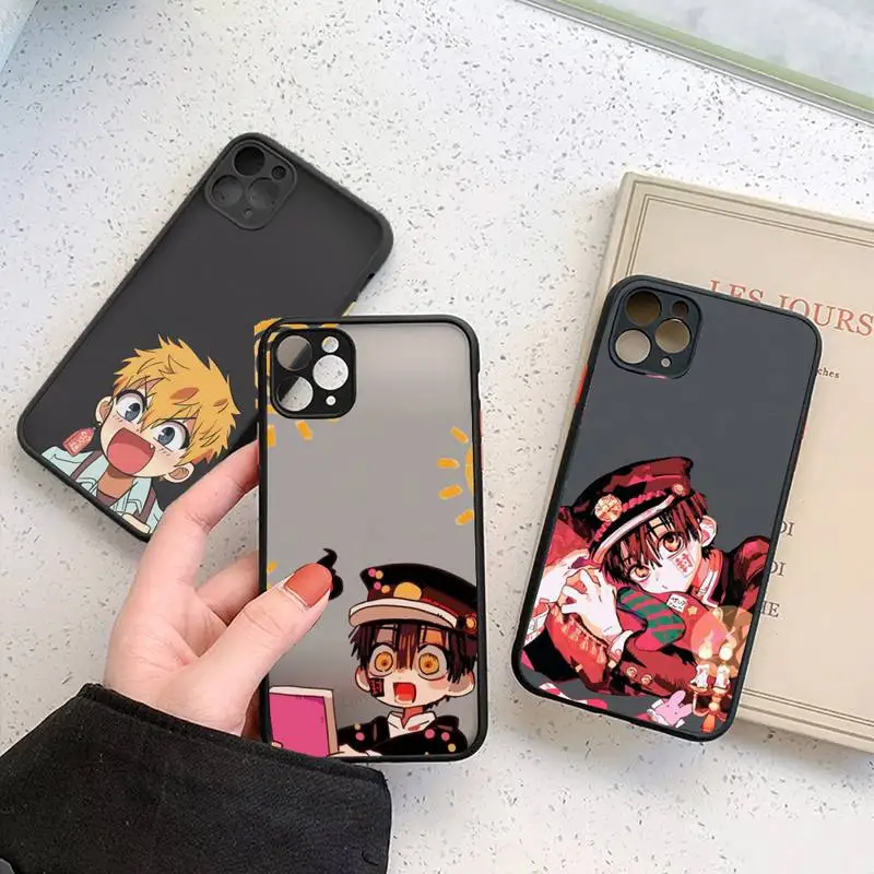 

Toilet Bound Hanako Kun Phone Case For iphone 12 11 7 8 plus mini x xs xr pro max matte transparent cover