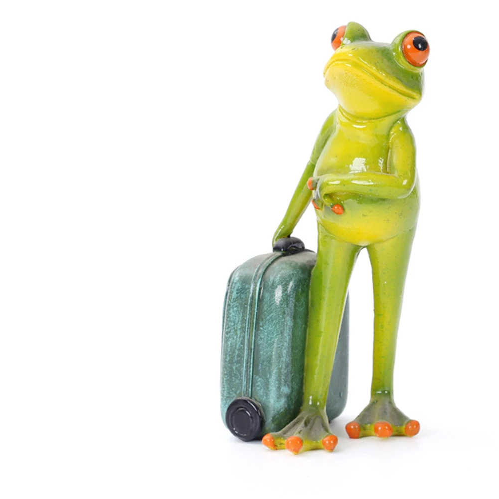 

Yoga Frog Statue Resin Crafts Desktop Ornaments Cute Frog Figurine Garden Animal Frog Statue Decoration Creativity Gifts