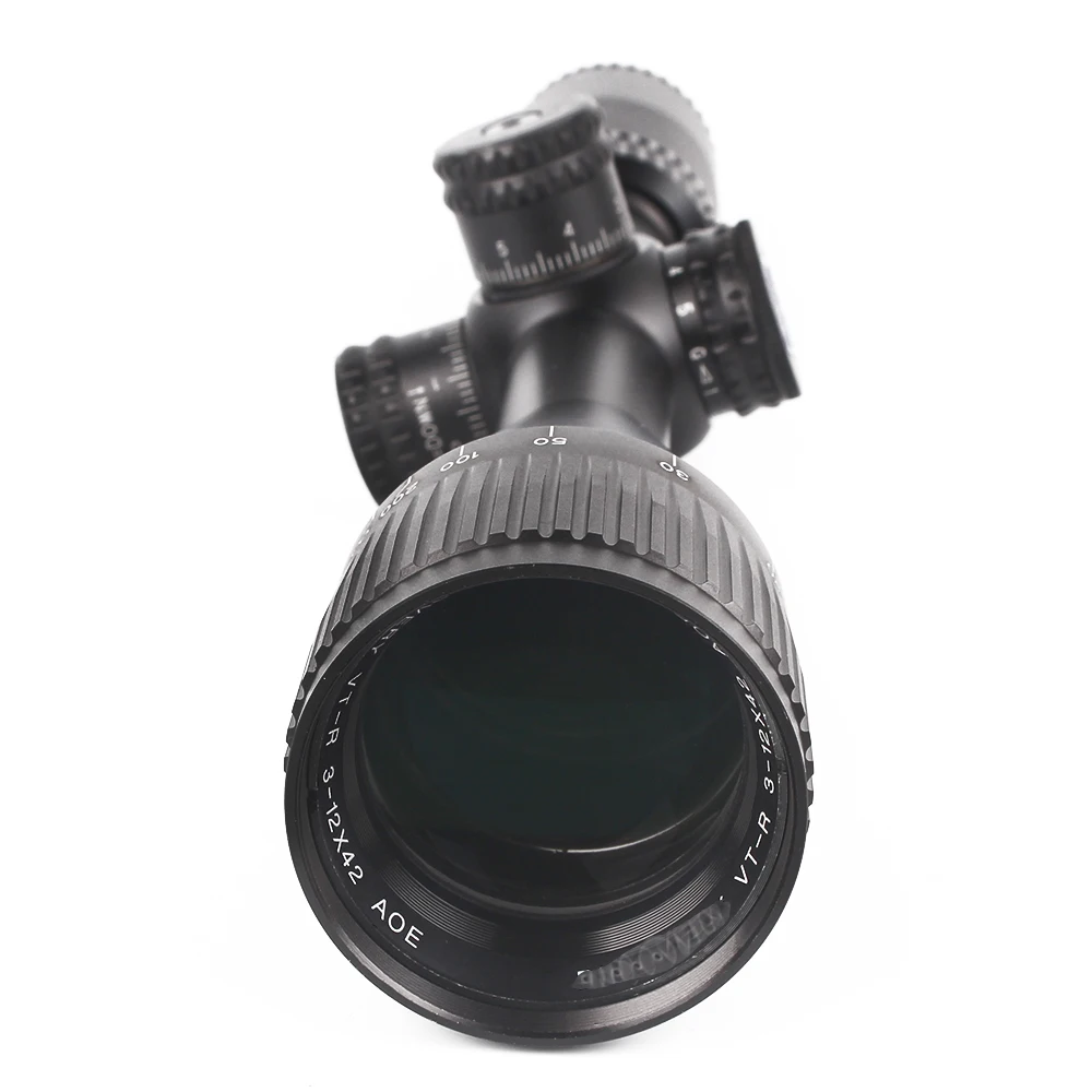 Robin Hunting VT-R 3-12X42 AOE Side Parallax Riflescope With Red Green Mil Dot Reticle Tactical Airsoft Scope | Спорт и развлечения