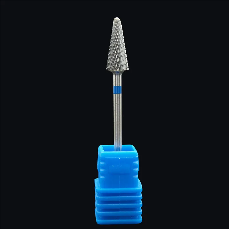 Medium EasyNail~ 3/32 ''вольфрамовое стальное сверло для ногтей пилка для ногтей Карбид насадка для удаления геля для ногтей для очистки ногтей фрезерование бит M0413 - Цвет: Medium