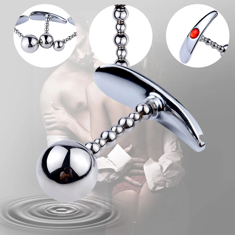 Металлические анальные шарики анальный фаллоимитатор Анальная пробка Plug без