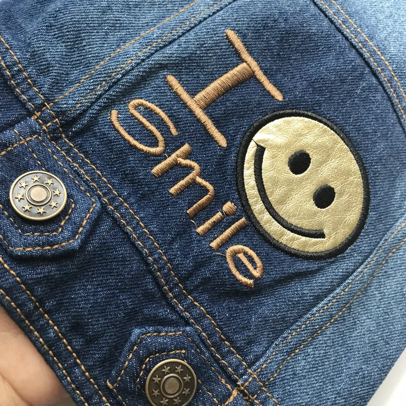 Джинсовая куртка с принтом французского бульдога одежда для домашних животных