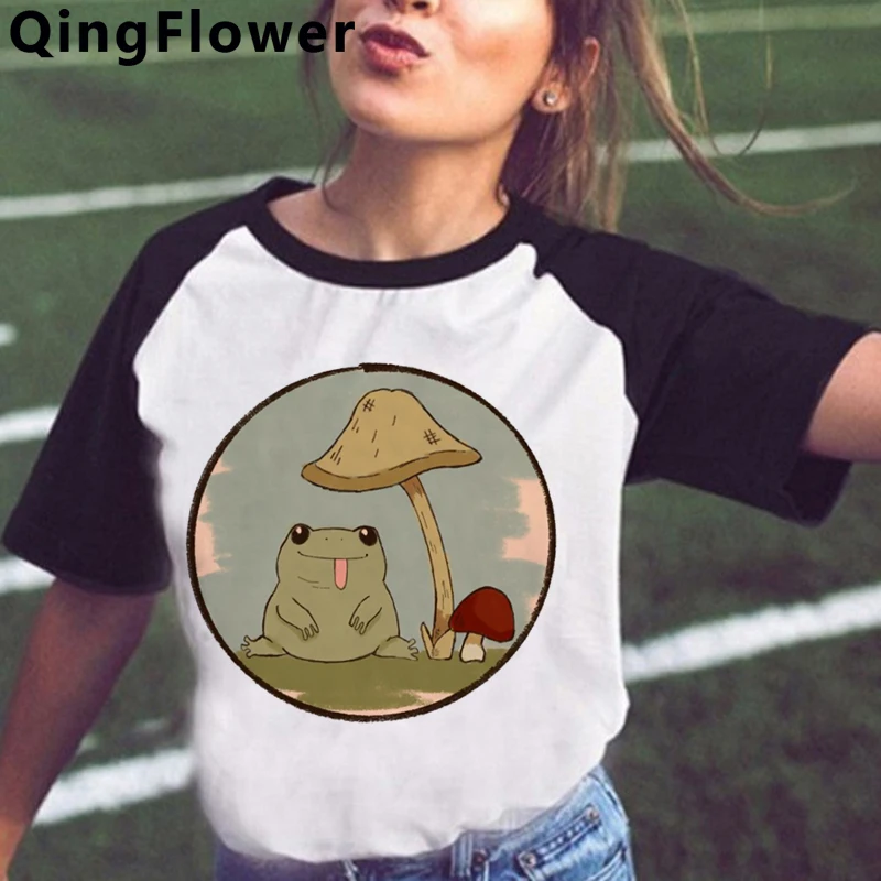 

Симпатичные футболки в виде грибов, летний женский топ с милым принтом, летняя одежда для пар tumblr ulzzang, кавайная одежда для пар