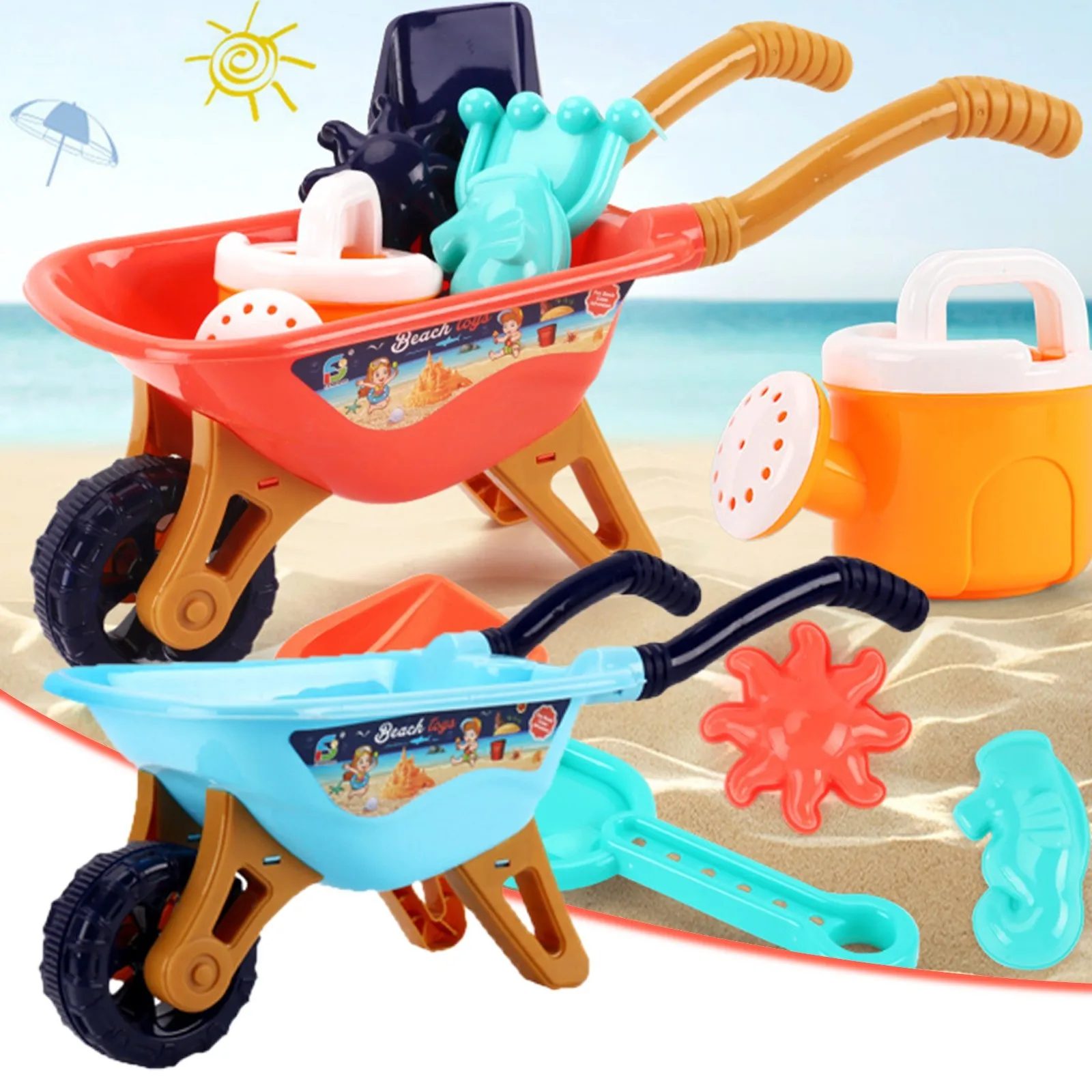 

Summer Digging Sand Tool With Shovel Water Game Beach Toys For Kids 3 To 10 Years Old Baby Beach Sand Toys Truck Strand Speelgoe