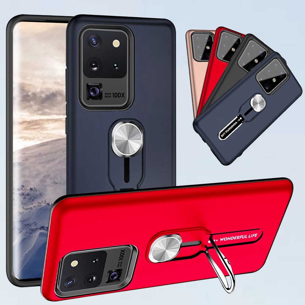 S20case s20 plus Чехол Ультра для samsung s20ultra s20plus чехол телефона galaxy s 20 20ultra 20s 5g s20phone kickstand